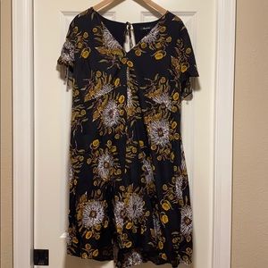 Madewell Floral Mini Dress Open Back 20